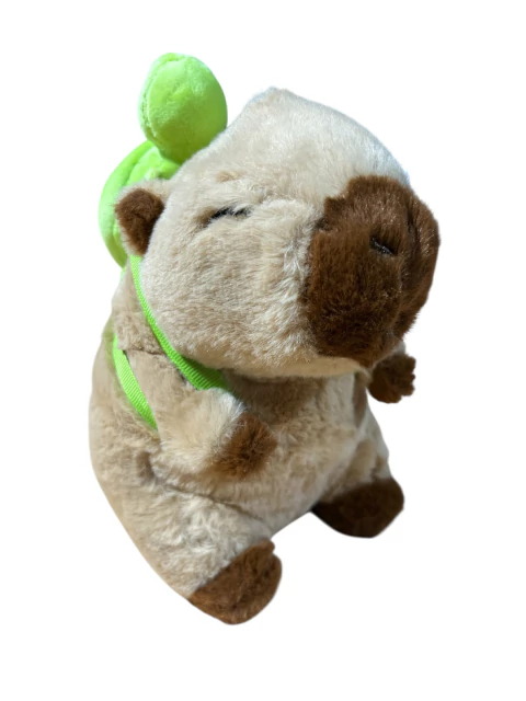 Peluche Capibara Carpincho con Mochia 20 cm Art. 615564-7 Woody Toys