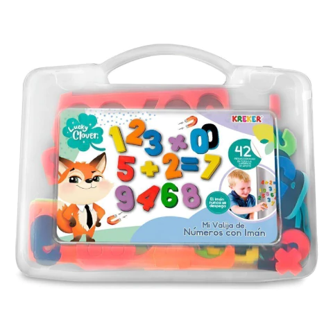 Valija Numeros con iman Magneticos de Goma Eva Kreker