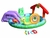 Pileta Inflable con tobogan y juegos Lanza Agua 2.11 Mts x 1.55 Mts x 81 cm Bestway Imp. Sudamericana - comprar online