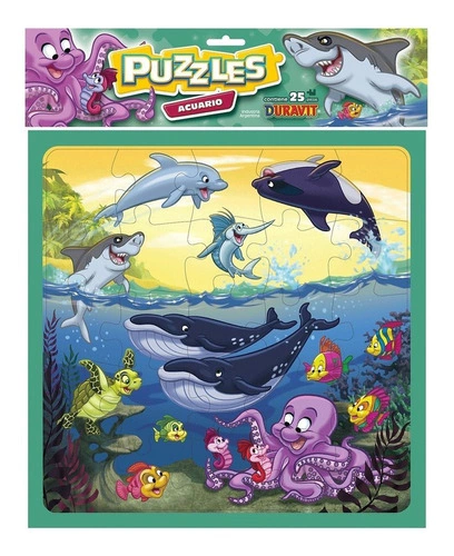 Rompecabezas Puzzle Acuario 25 piezas Duravit