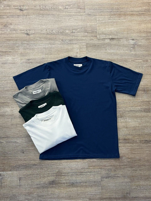 PACK 4 REMERAS OVER LISAS