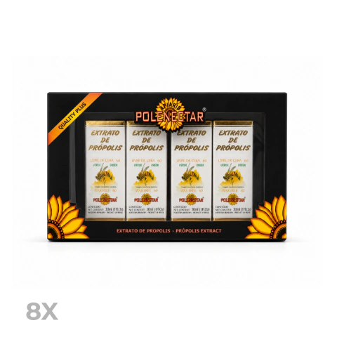 KIT 8 UNID - Extrato de Própolis Wax Free 60 • 30ml