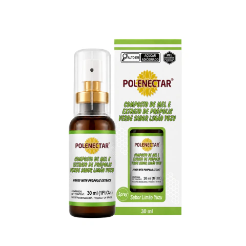 Composto de Extrato de Própolis e Mel em SPRAY • 30ml • Limão Yuzu