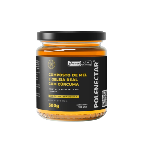 COMPOSTO DE MEL, GELEIA REAL COM CÚRCUMA