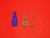 7385 botella champagne: cortante+sello(2 piezas)