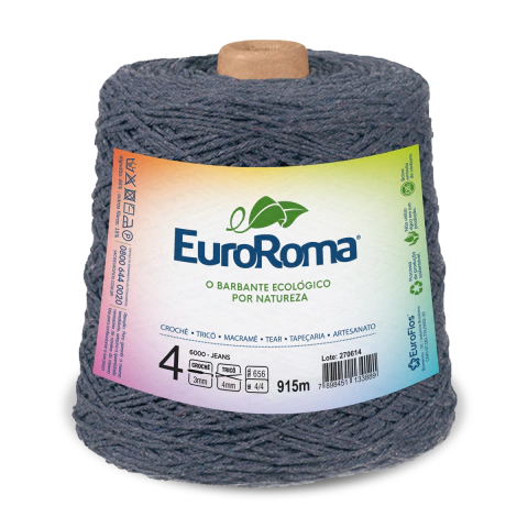 EUROROMA COLORIDO N. 4 - 600 G - 915 M / JEANS