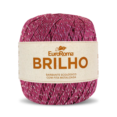 NOVELO EUROROMA BRILHO PRATA N. 6 - 400G - 406 M / BORDO