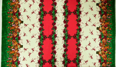 OXFORD ESTAMPADO NATALINO 1,47L 100% POLYESTER - 146460