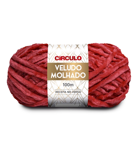 VELUDO MOLHADO - COR 3635 - PAIXÃO