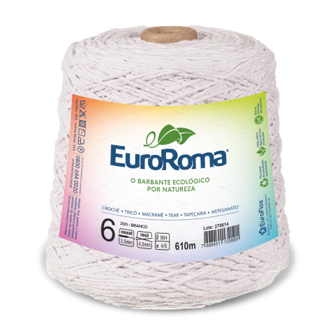 EUROROMA COLORIDO N. 6 - 600 G - 610 M / BRANCO