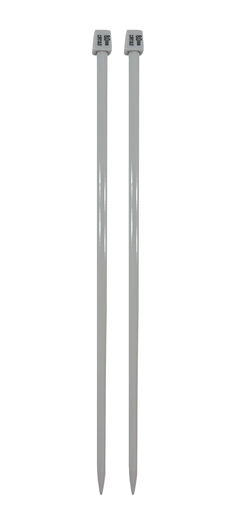 AGULHA DE TRICO ALUMINIO CIRCULO 35CM - 8.0MM