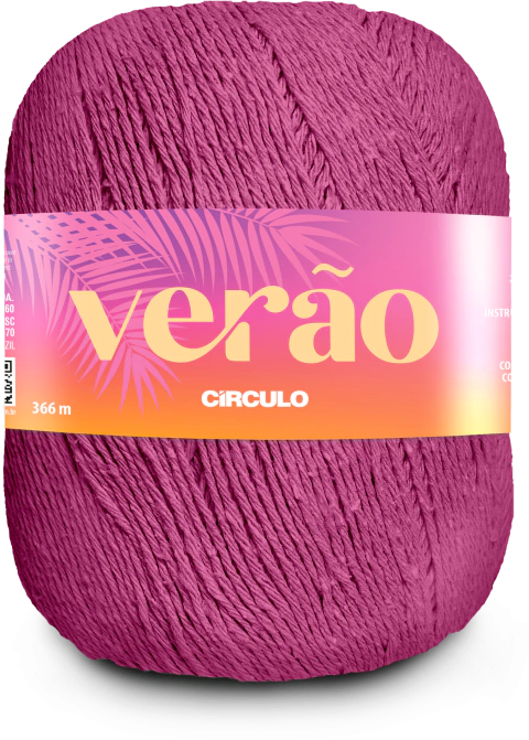 FIO VERAO CIRCULO 150 GR - COR 6122 - PINK