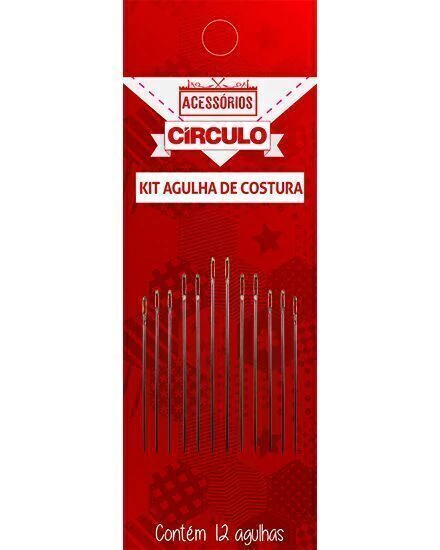 KIT AGULHA DE COSTURA CÍRCULO