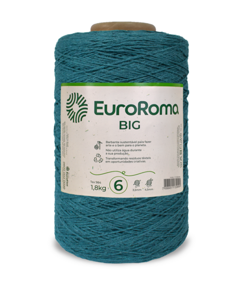 EUROROMA COLORIDO N. 6 - 1,800 KG - 1830 M / AZUL PETROLEO