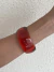 Bracelete cor café transparente na internet