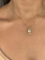 Colar com pingente de filho e zircônias banhado a ouro18k na internet