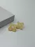 Brinco trevo banhado a ouro 18k