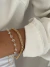 Pulseira malha vazada banhado a ouro18k - comprar online