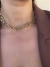 Choker elos abertos banhado a ouro18k - comprar online