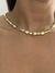 Choker prime chapinhas com zircônias banhado a ouro18k - comprar online