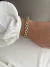Pulseira prime Ariana verde banhado a ouro18k - loja online