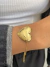 Pulseira coração riscado G central banhada a ouro 18k - Cheias de Charme Joias - Acessórios da moda 