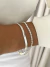 Pulseira baiano fino banhado a prata - comprar online