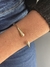 Bracelete duas gotas P fechadas banhado a ouro18k