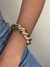 Bracelete croissant banhado a ouro18k