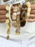 Pulseira medalhas banhado a ouro18k - comprar online