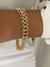 Pulseira grossa Nó banhado a ouro18k