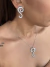 Conjunto S banhado a prata