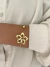 Bracelete regulável flor G banhado a ouro18k