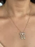 Colar filhos meninas banhado a ouro18k