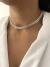 Choker malha trabalhada banhado a Prata na internet