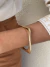 Bracelete quadrado banhado a ouro18k - comprar online