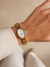 Relógio dourado delicado oval feminino - a prova d’água - - comprar online