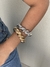 Bracelete croissant banhado a ouro18k - comprar online