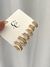 Kit trio de argolinhas com detalhes e zircônias banhado a ouro18k