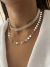 Colar choker de plaquinhas lisas banhado a prata - comprar online