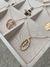 Colar com Cruz de zircônias e frase banhado a ouro18k