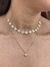 Choker margaridas brancas banhado a ouro18k - comprar online