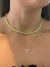 Choker malha média Thássia Naves banhada a ouro 18k - comprar online