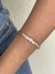 Bracelete corações cravejados com zircônias banhado a ouro18k