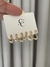 Kit trio argolinhas de corações delicado banhado a ouro18k