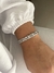 Pulseira fios aço inox