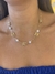 Colar pérolas Cc banhado a ouro18k