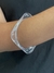 Bracelete de acrílico transparente quadrado - comprar online