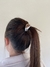 Acessório de cabelo banhado a prata na internet