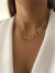 Choker corações G banhado a ouro18k